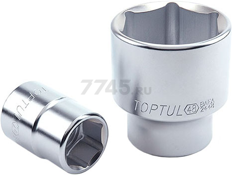 Головка 3/4" 65 мм 6 граней TOPTUL (BAEA2465)