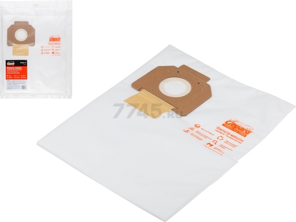 Мешок для пылесоса GEPARD для Wortex VC 2015-1 WS 2 штуки (GP90018-112)