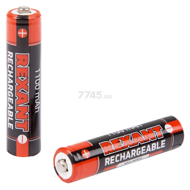 Аккумулятор ААА Ni-MH REXANT 1,2 V 1100 mAh 2 штуки (30-1411) - Фото 2