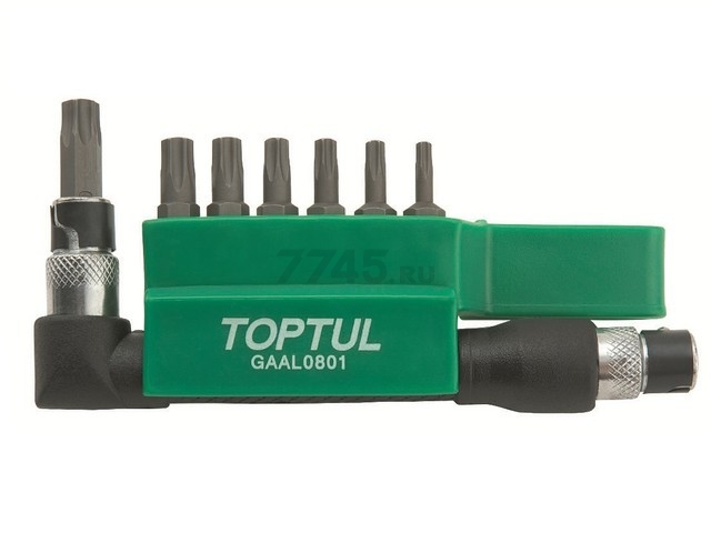 Набор бит Torx TOPTUL 8 предметов (GAAL0801)