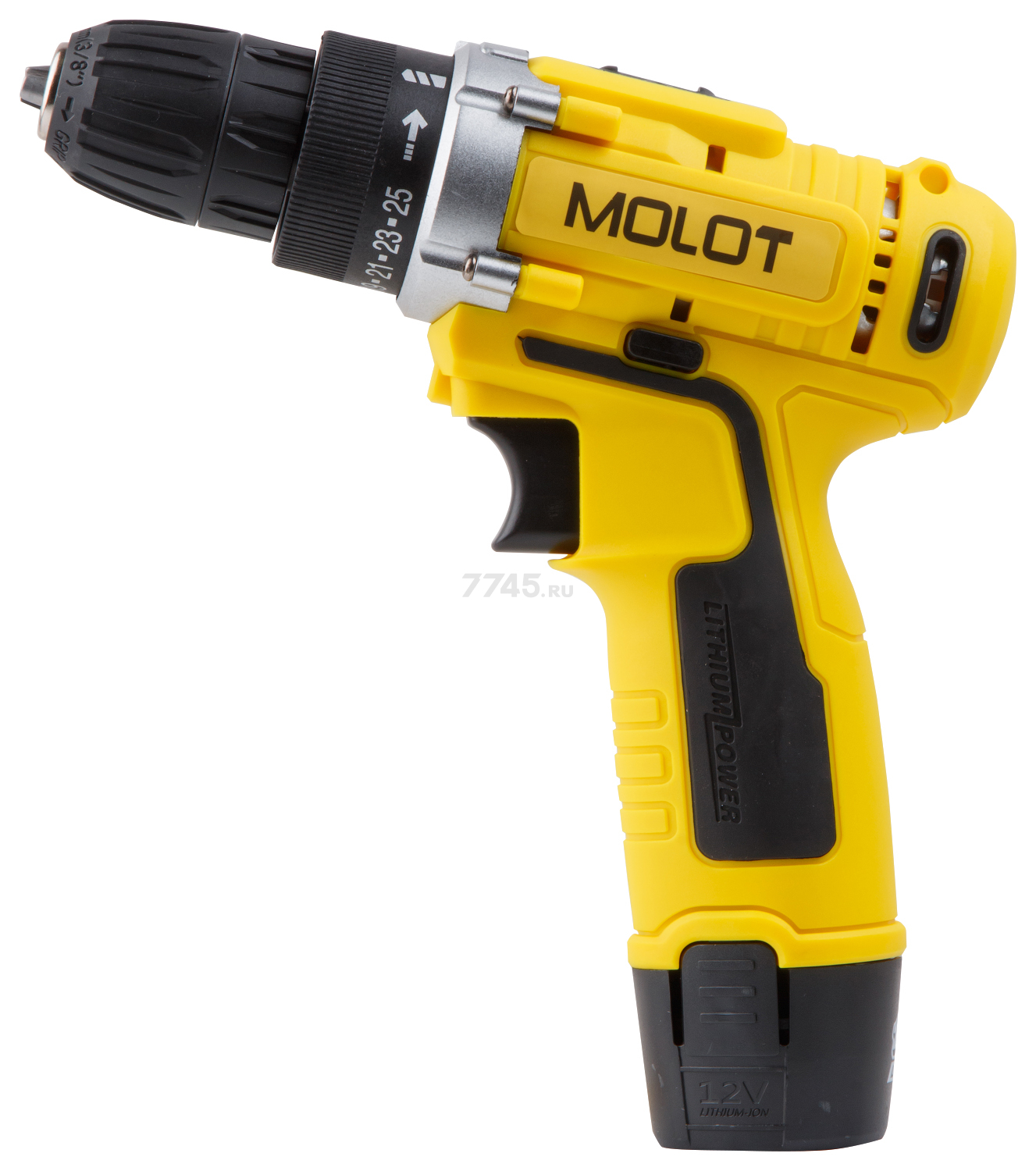 Дрель-шуруповерт аккумуляторная MOLOT MBD 1213-1 Li (MBD12131Li0029) - Фото 3