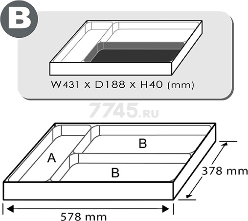 Набор инструментов 1/2" 6 граней 25 предметов TOPTUL (GTB2504) - Фото 2