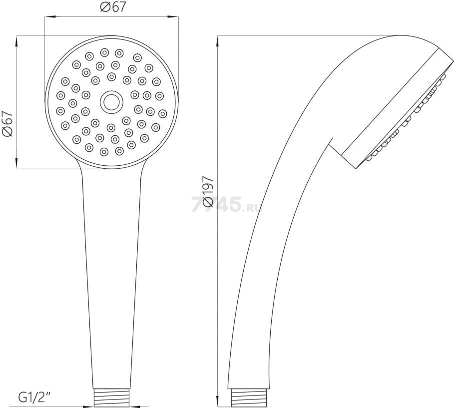 Душевой гарнитур AV ENGINEERING AVSSS-028 - Фото 7