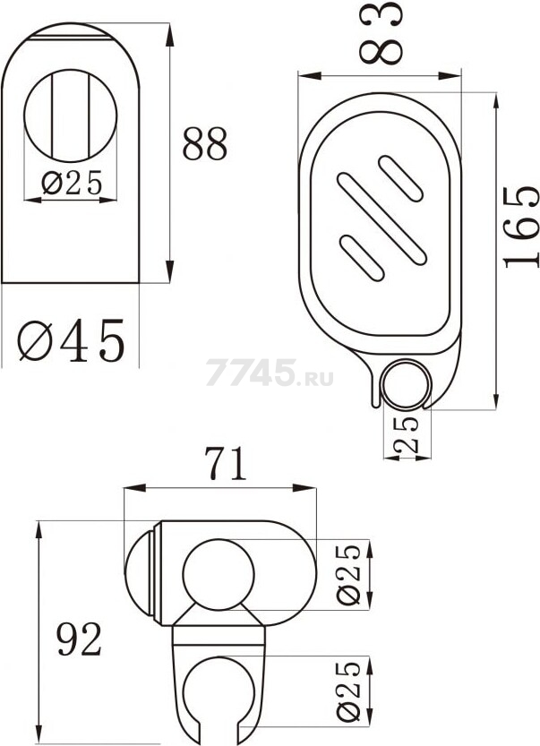 Душевой гарнитур AV ENGINEERING AVSSS-030 - Фото 9