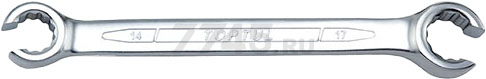 Ключ разрезной 16х18 мм 12 граней TOPTUL (AEEA1618)