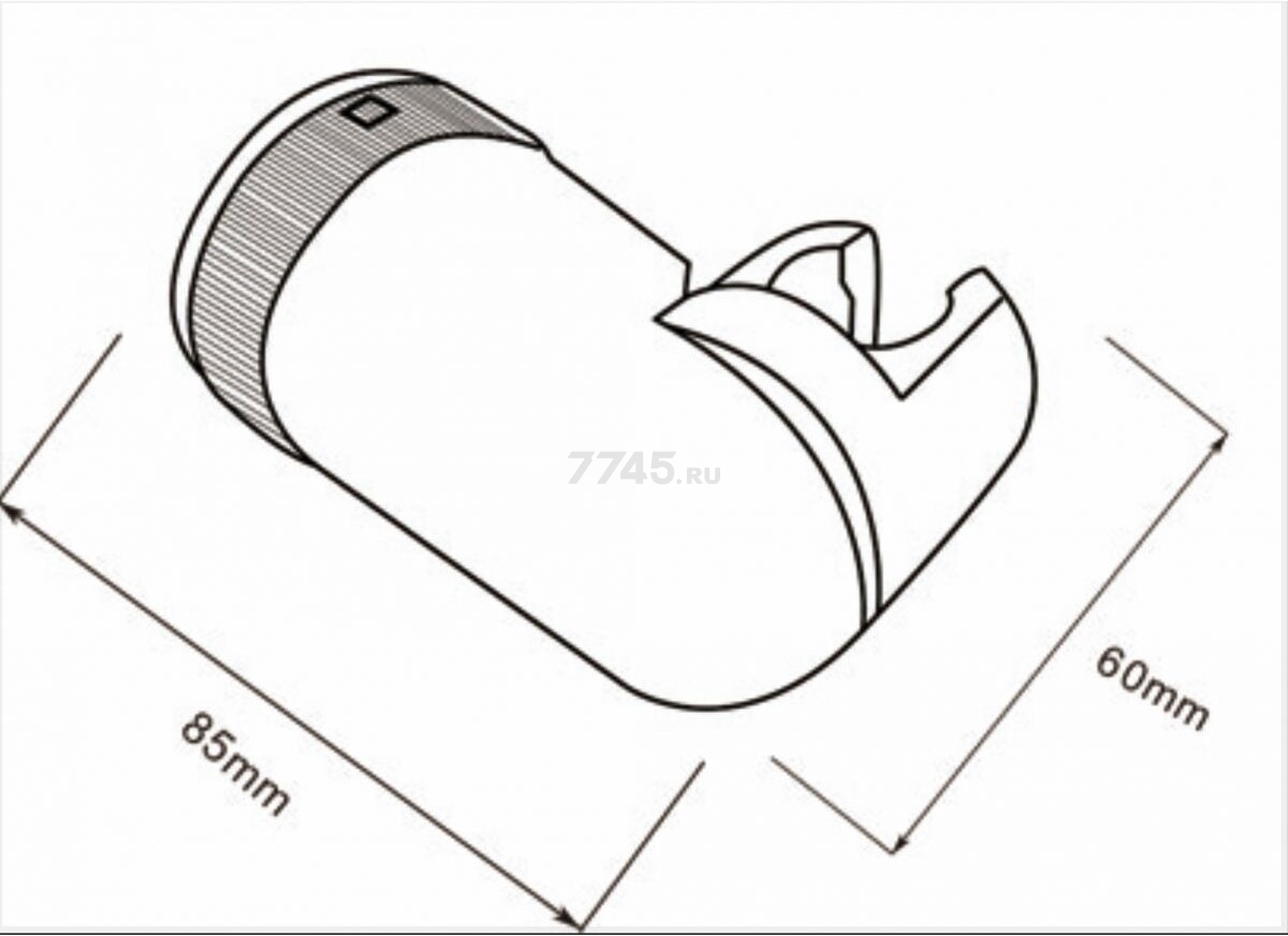 Держатель для душевой лейки AV ENGINEERING AVSSS-053 - Фото 3
