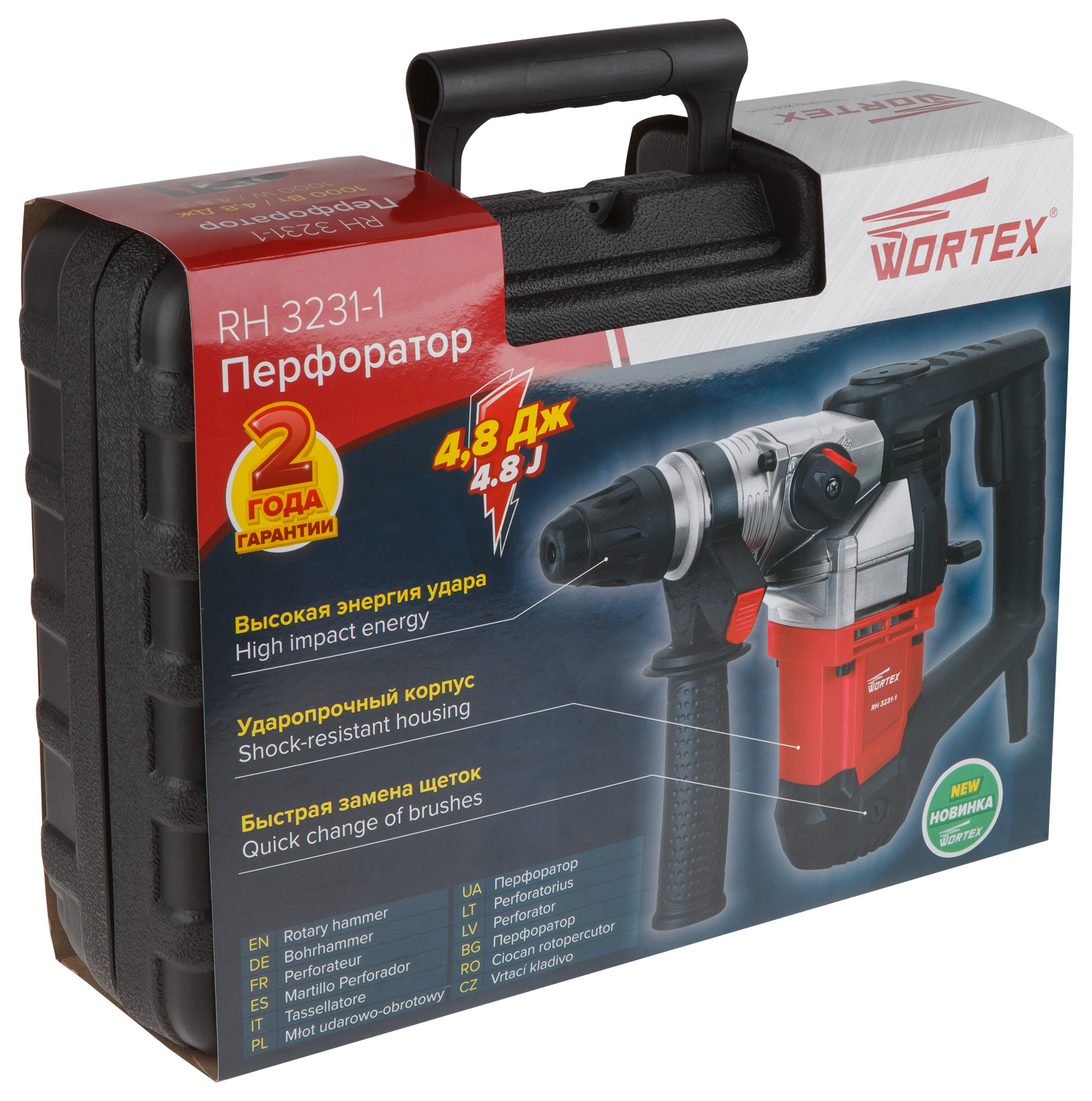 Перфоратор WORTEX RH 3231-1 (RH323111129) - Фото 6