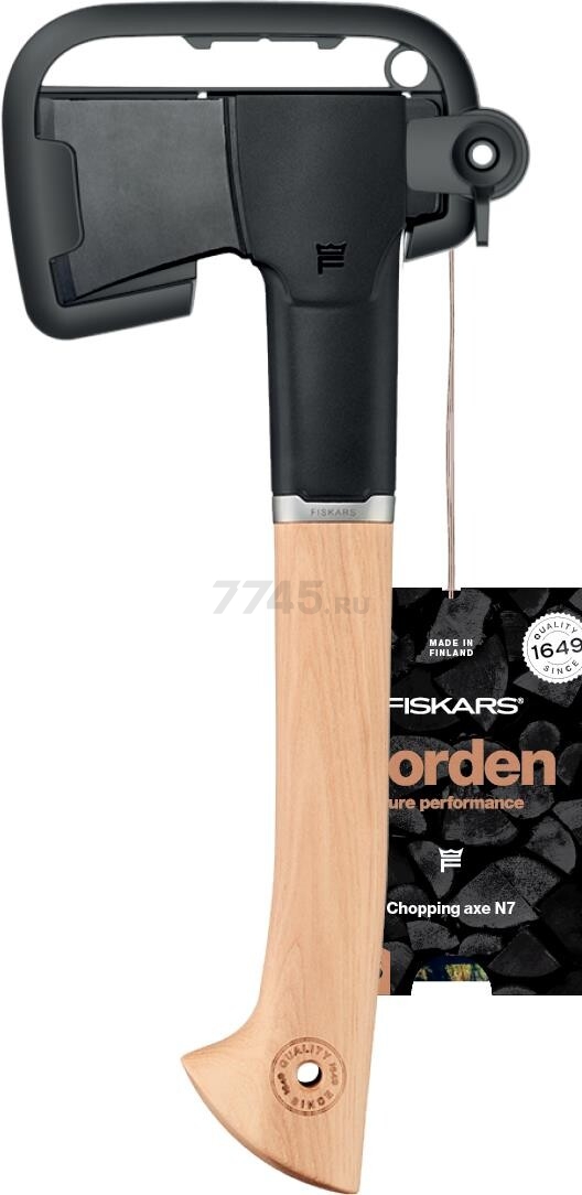 Топор универсальный 0,7 кг FISKARS Norden N7 (1051142) - Фото 7