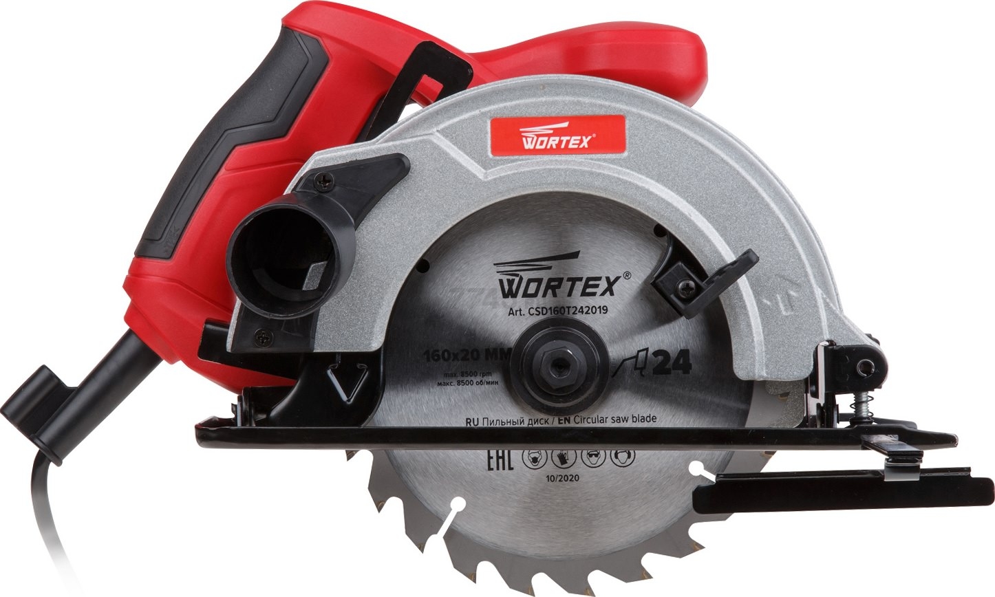 Пила циркулярная WORTEX CS 1612 (CS161200019) - Фото 6