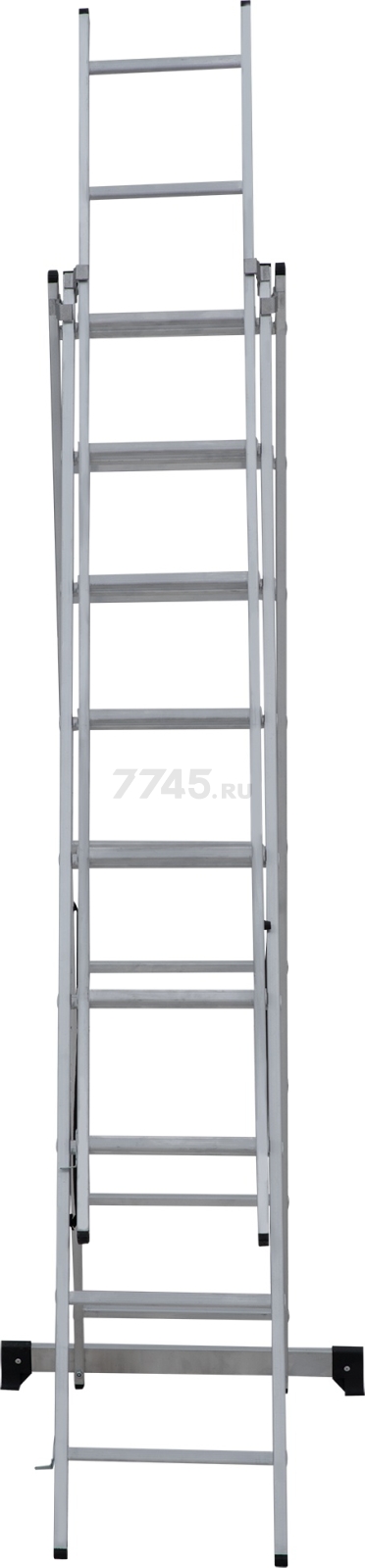 Лестница алюминиевая трехсекционная 552 см НОВАЯ ВЫСОТА NV1230 (1230309) - Фото 12