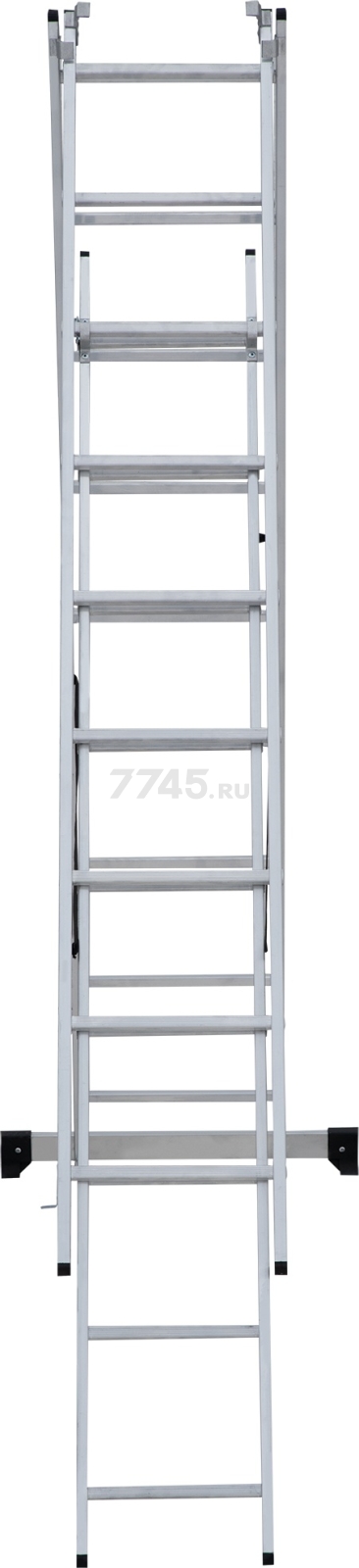 Лестница алюминиевая трехсекционная 552 см НОВАЯ ВЫСОТА NV1230 (1230309) - Фото 14