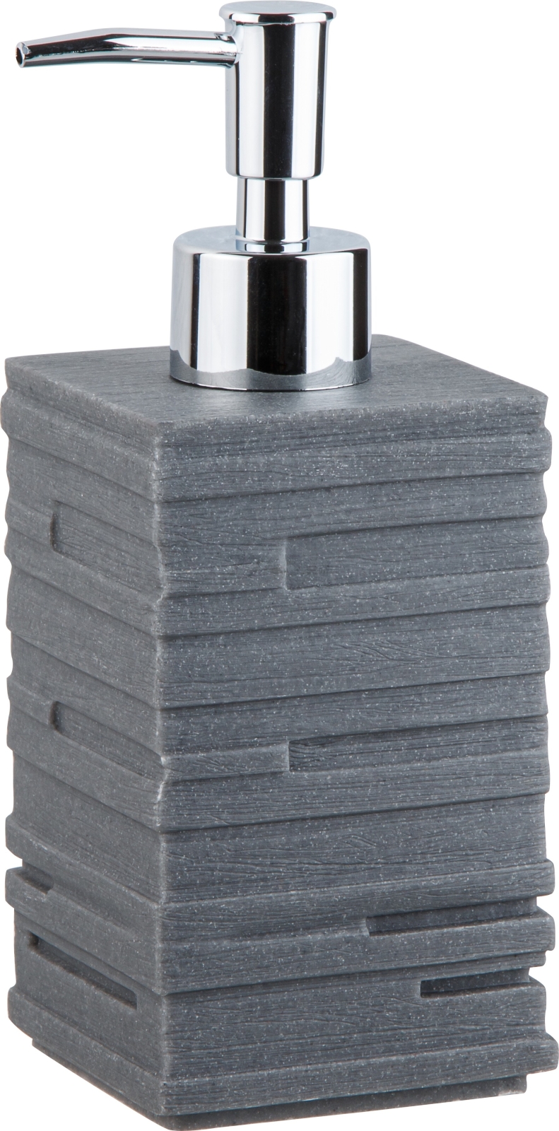 Дозатор для жидкого мыла PERFECTO LINEA Weathered Sand серый (35-151102) - Фото 4