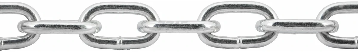 Цепь сварная длиннозвенная оцинкованная LLC М4 DIN 763 STARFIX 40 м (SMP-42316-40) - Фото 7
