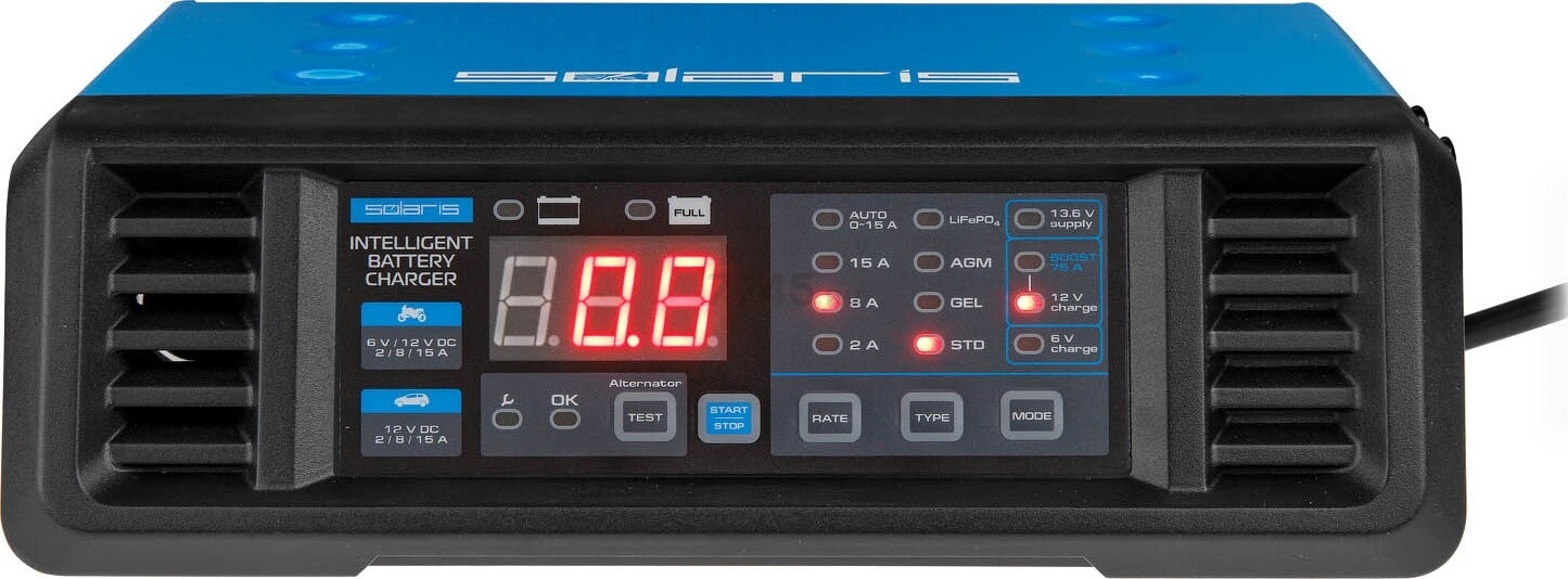 Устройство зарядное SOLARIS CH-161 Digital (CH161D11) - Фото 2