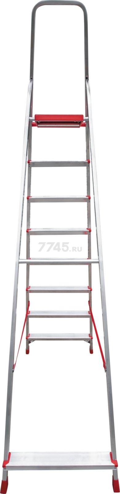 Лестница-стремянка алюминиевая односторонняя 173 см НОВАЯ ВЫСОТА NV3110 (3110108) - Фото 4