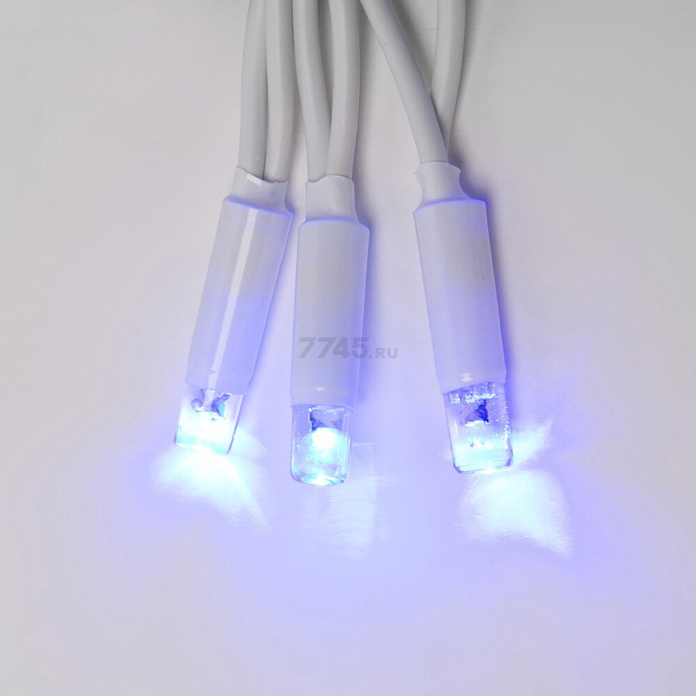 Гирлянда новогодняя светодиодная UNIEL ULD-S1000-120/DWA BLUE IP67 для улицы 10 м 120 диодов синий (07926) - Фото 3