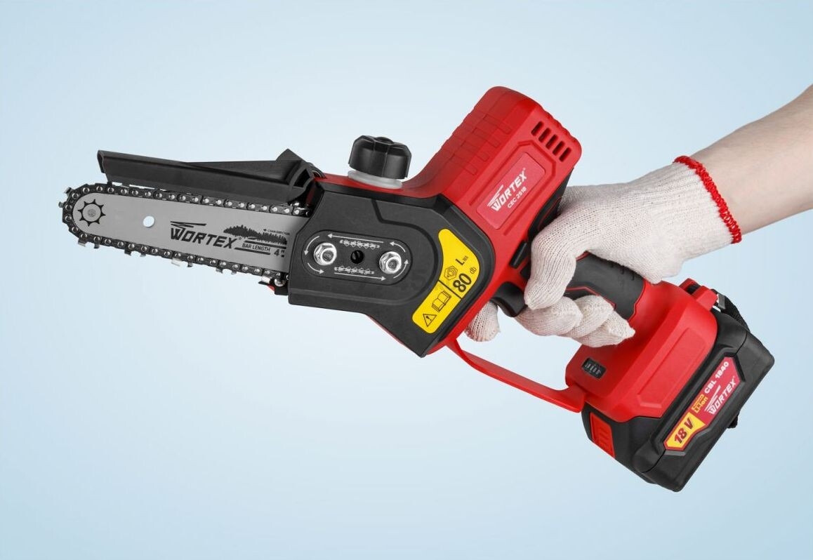 Пила цепная аккумуляторная WORTEX CEC 2518 XLT SOLO (0323166) - Фото 12