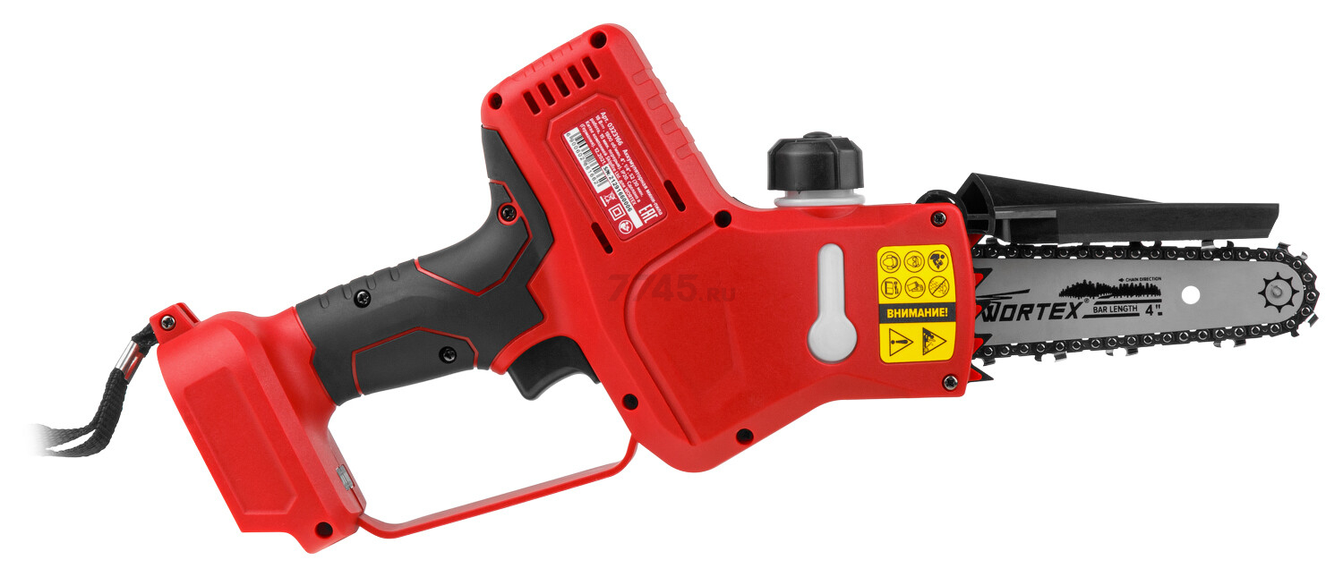 Пила цепная аккумуляторная WORTEX CEC 2518 XLT SOLO (0323166) - Фото 9