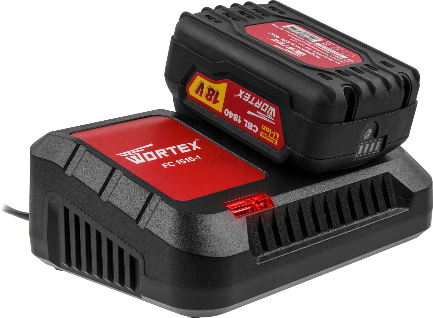 Зарядное устройство 18В WORTEX FC 1515-1 XLT (0329180) - Фото 4
