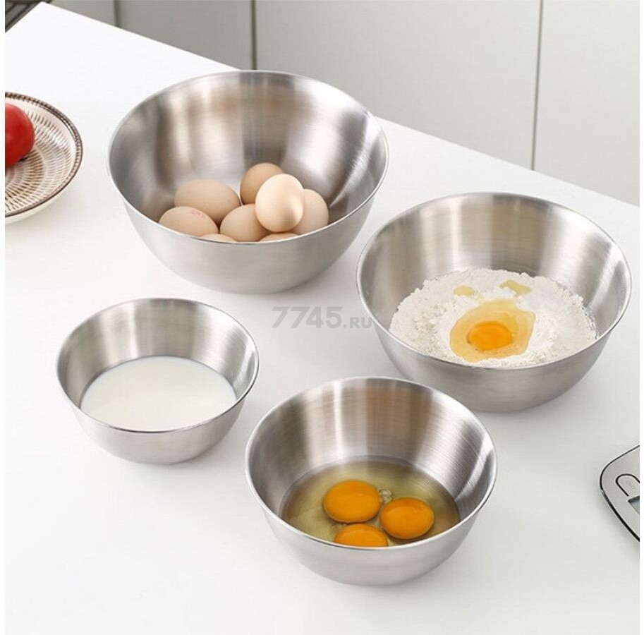 Миска из нержавеющей стали 21,5 см PERFECTO LINEA Chef с мерной шкалой (24-021598) - Фото 9