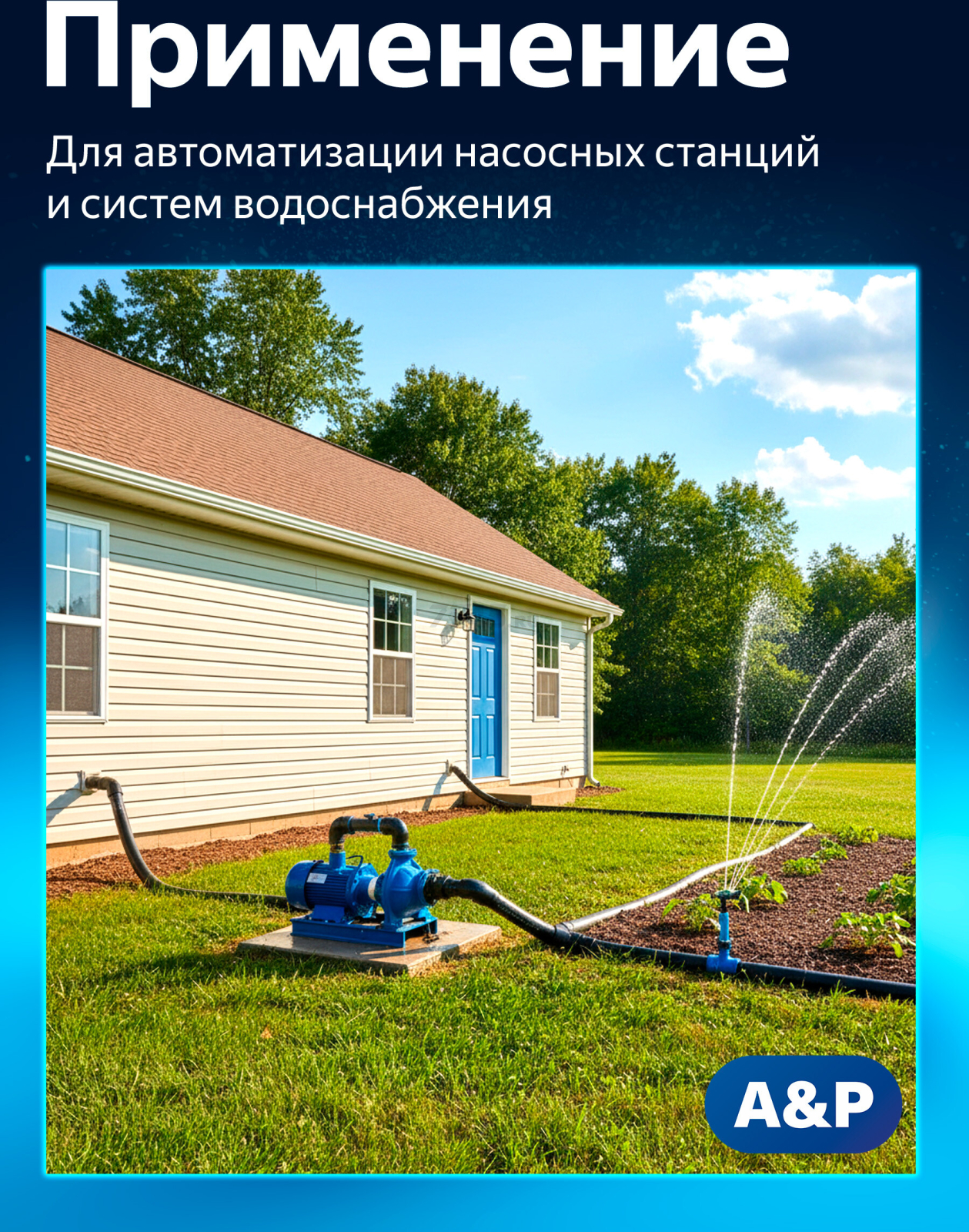 Реле давления для насоса с манометром A&P (AP03A04) - Фото 5
