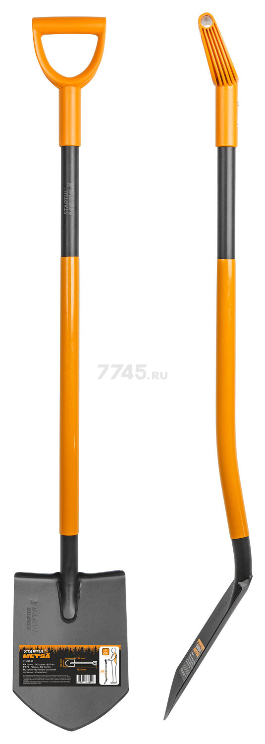 Лопата штыковая STARTUL Metsa (ST6080-02) - Фото 5