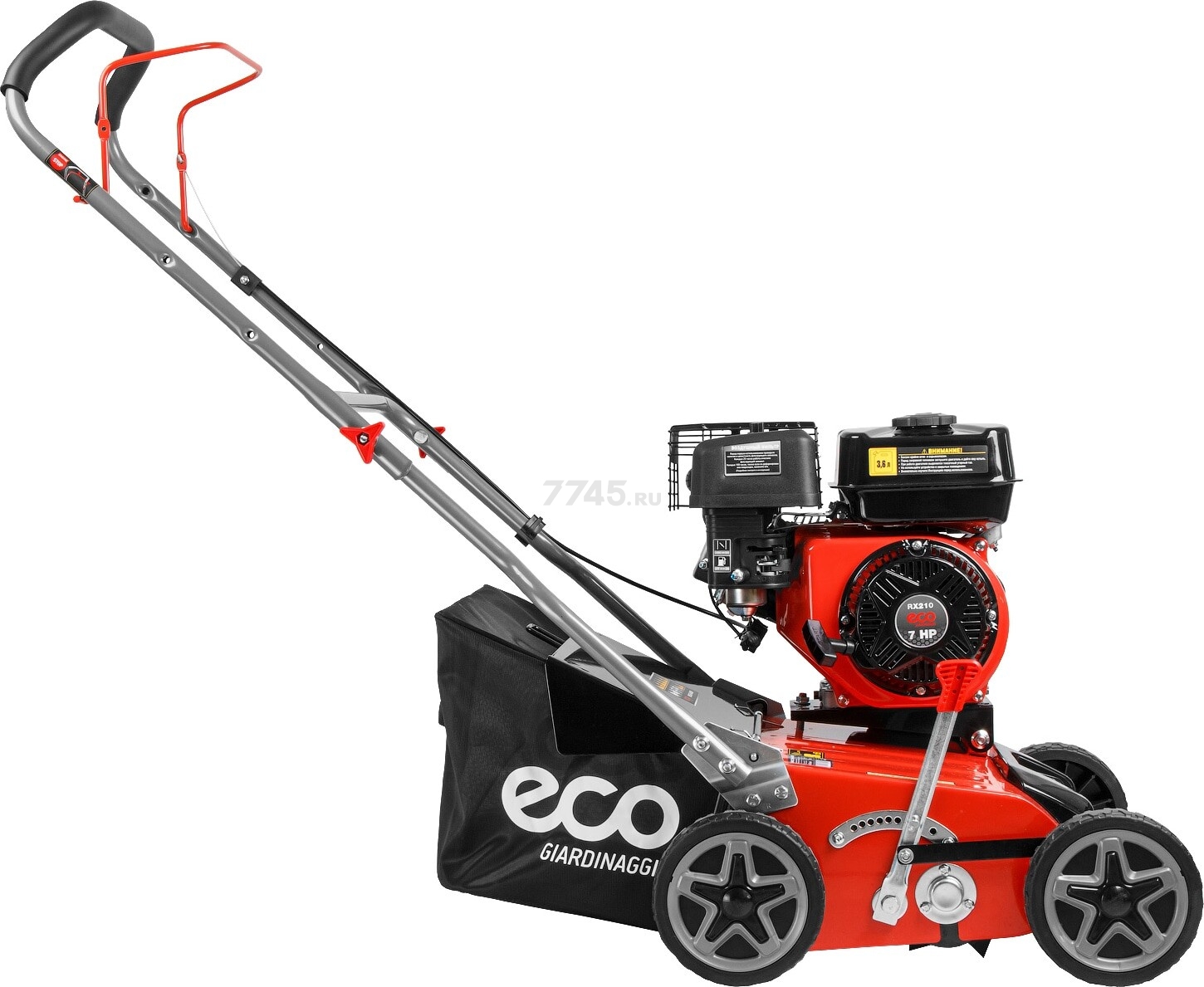 Аэратор-скарификатор для газона бензиновый ECO SCG-400 (EC1554-8) - Фото 2