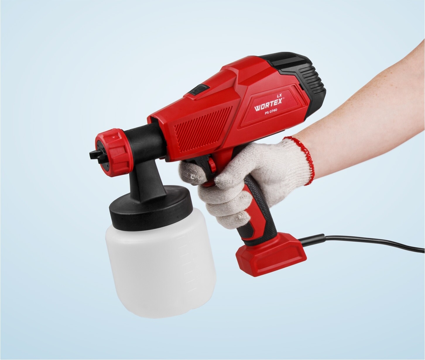 Краскораспылитель электрический WORTEX LX PS 0740 (0333221) - Фото 7