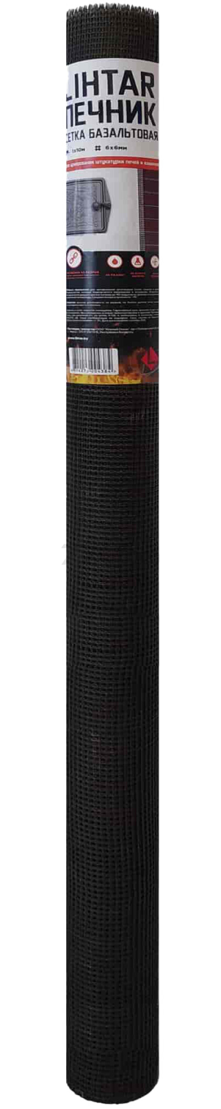 Сетка базальтовая LIHTAR Печник Mini 1х10 м ячейка 6х6 (4814273004384)