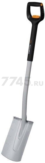 Лопата штыковая FISKARS Xact телескопическая прямая (1066733) - Фото 6