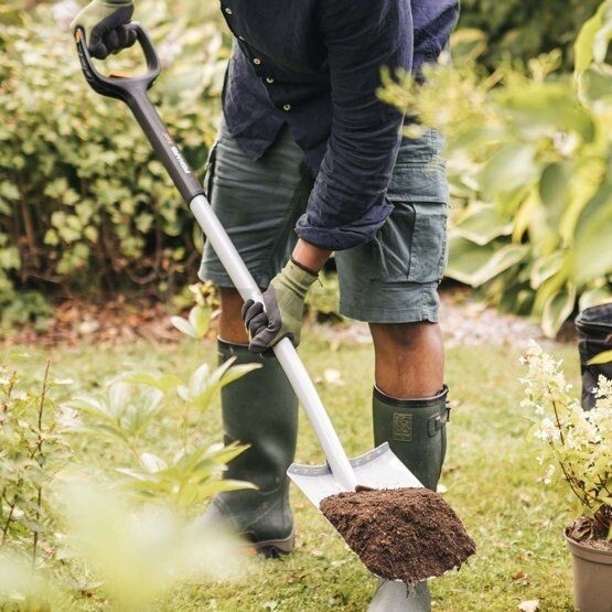 Лопата штыковая FISKARS Xact телескопическая прямая (1066733) - Фото 12