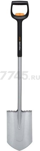 Лопата штыковая FISKARS Xact телескопическая закругленная (1066732) - Фото 8