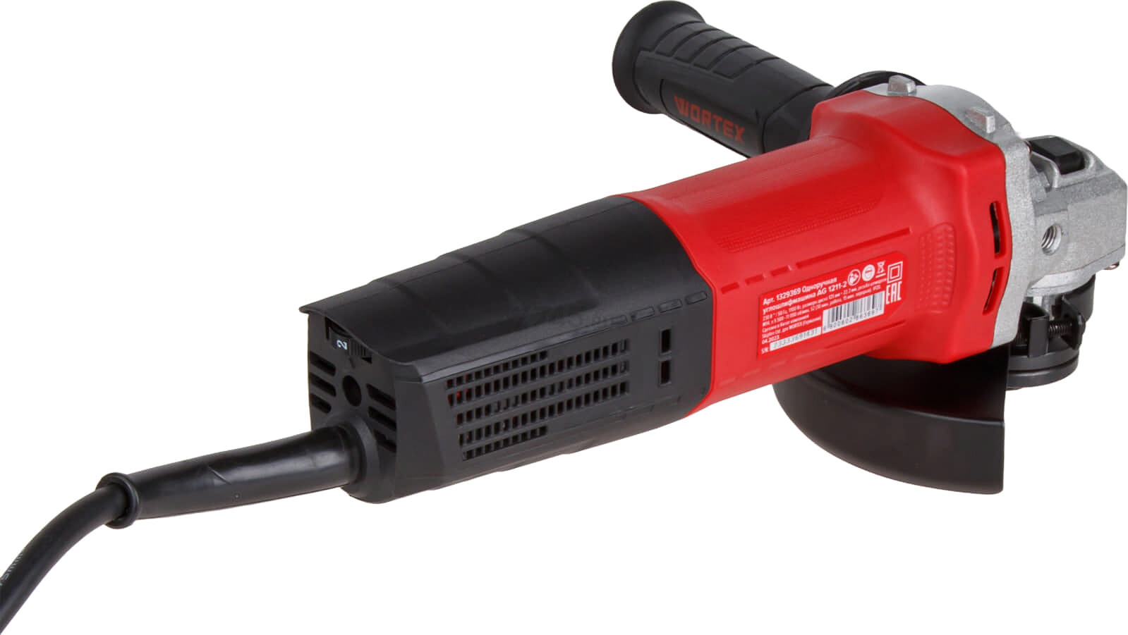 Шлифмашина угловая (болгарка) WORTEX LX AG 1211-2 (1329369) - Фото 5