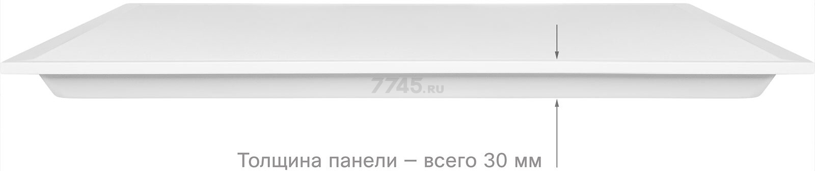Панель светодиодная 36 Вт 6500К LEIDEN ELECTRIC LPRS (807014) - Фото 2