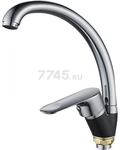 Смеситель для кухни ECONOCE серия 280 черный (EC0283BL) - Фото 6