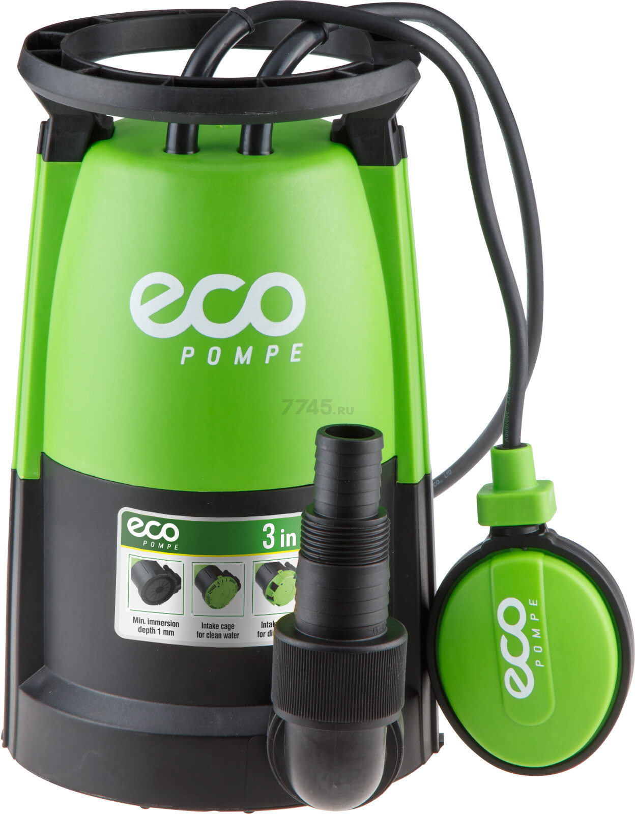 Насос дренажный 3-в-1 ECO DP-606i (EC4210-1) - Фото 10