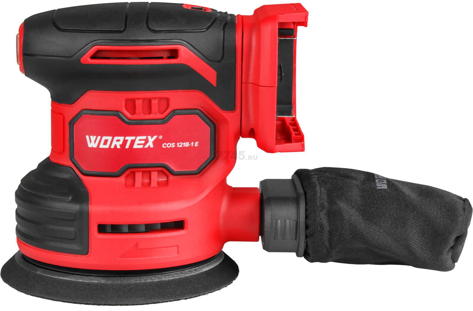 Шлифмашина эксцентриковая (орбитальная) аккумуляторная WORTEX COS 1218-1 E XLT SET (1333436) - Фото 7