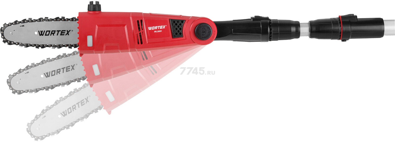 Высоторез-кусторез электрический WORTEX PS 2001 (1334541) - Фото 26
