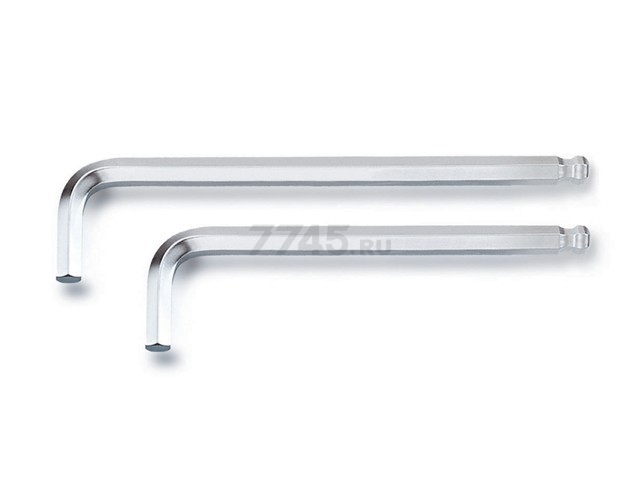 Ключ шестигранный 3х129х23 мм с шариком EXTRA LONG TOPTUL (AGBE0313)