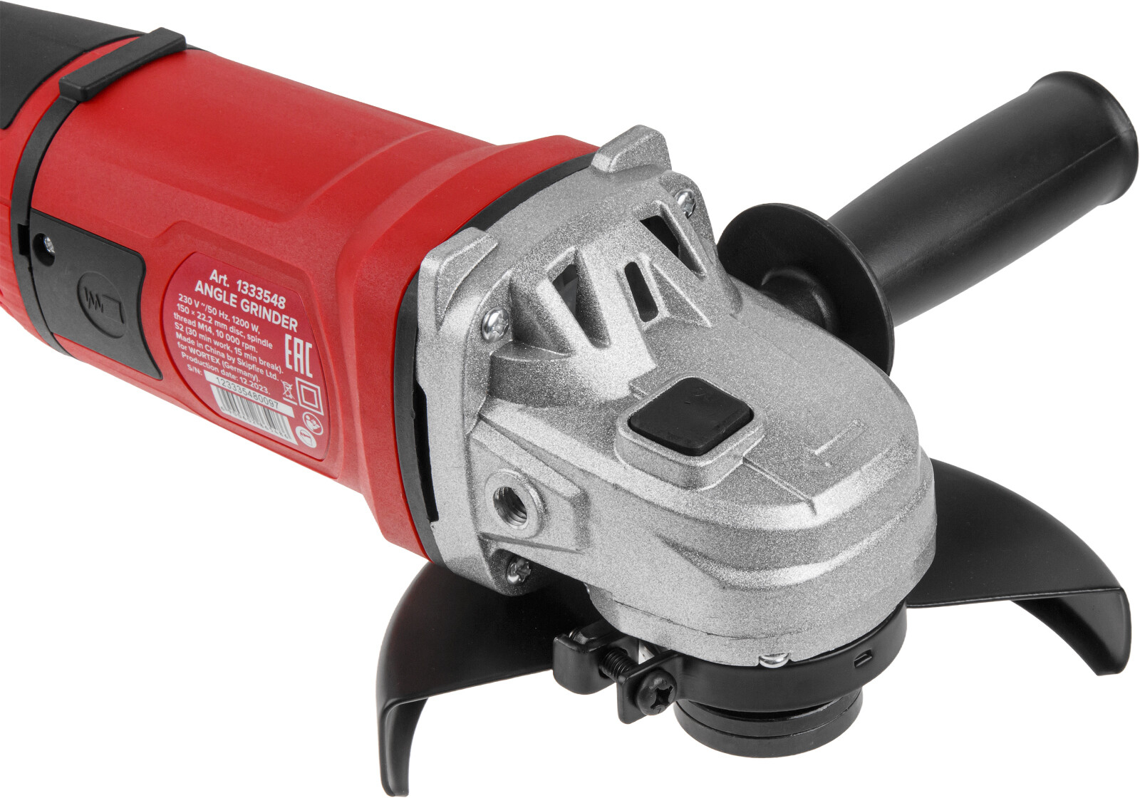 Шлифмашина угловая (болгарка) WORTEX LX AG 1512-1 (1333548) - Фото 7