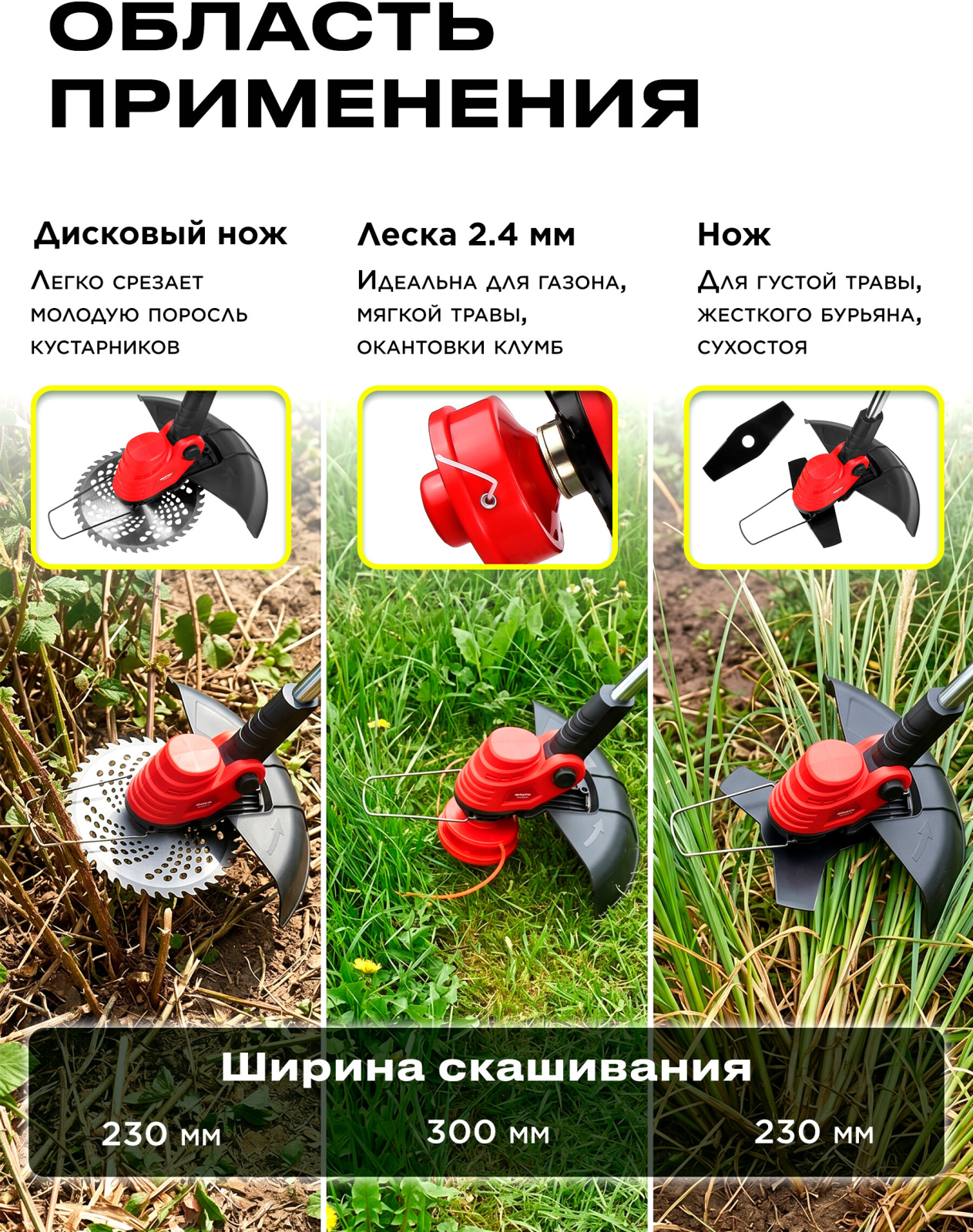 Триммер аккумуляторный WORTEX TB 3018-1 AT ALL1 XLT SET (1333547) - Фото 3