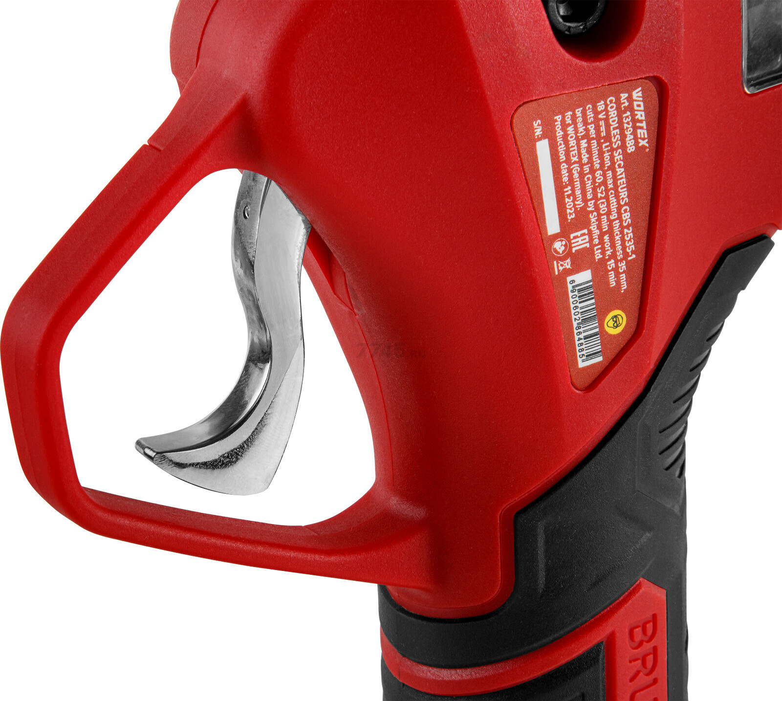 Секатор аккумуляторный WORTEX CBS 2535-1 XLT SOLO (1329488) - Фото 12