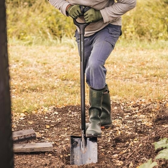 Лопата штыковая FISKARS Ergonomic Pro XL (1066707) - Фото 8