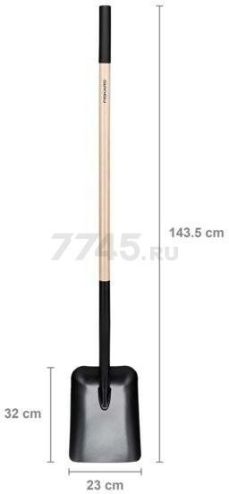 Лопата совковая FISKARS (1066724) - Фото 8