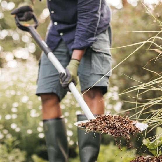 Лопата совковая FISKARS Xact телескопическая (1066734) - Фото 14