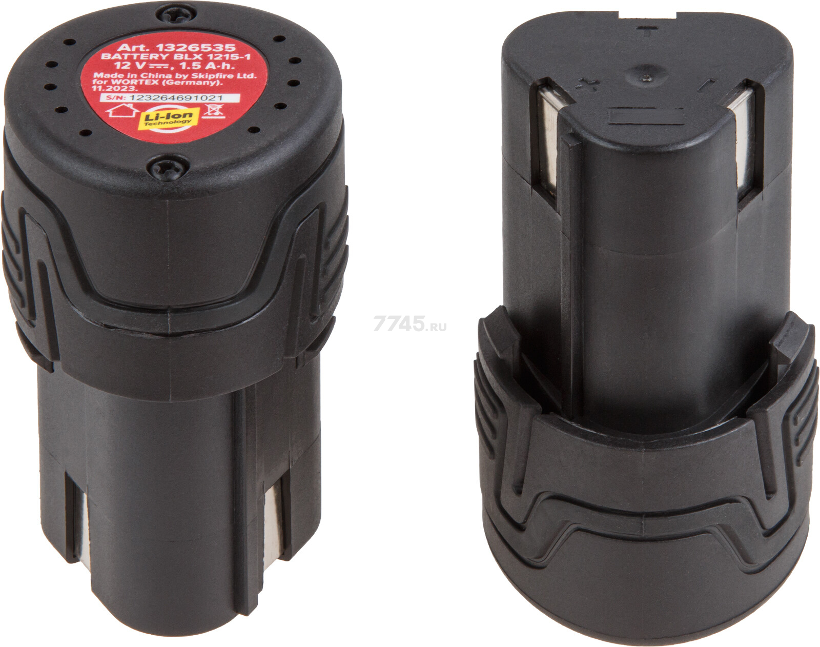 Дрель-шуруповерт аккумуляторная WORTEX BD 1215 Li SET (1326469) - Фото 19