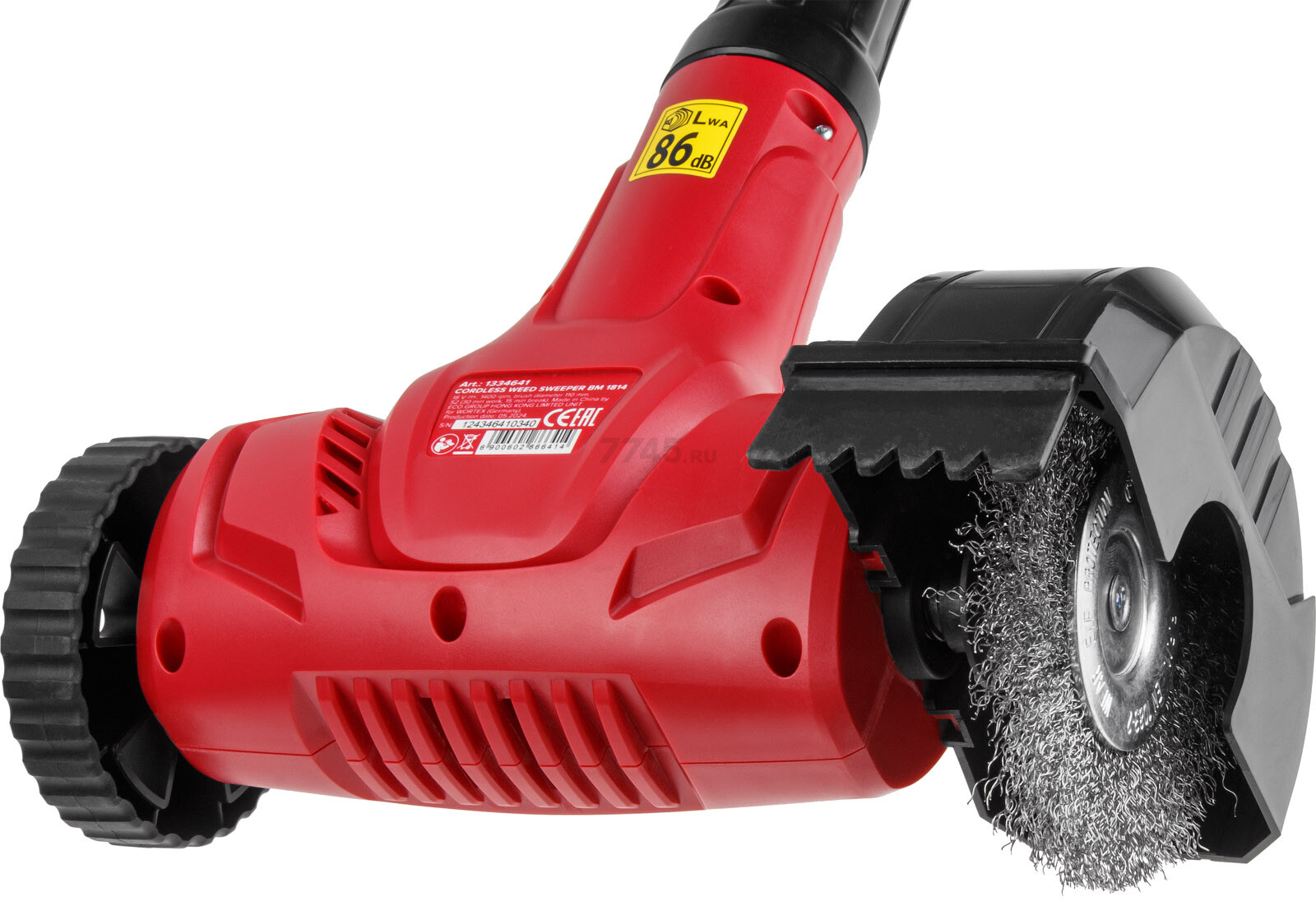Щеточная машина аккумуляторная WORTEX BM 1814 XLT SOLO (1334641) - Фото 8