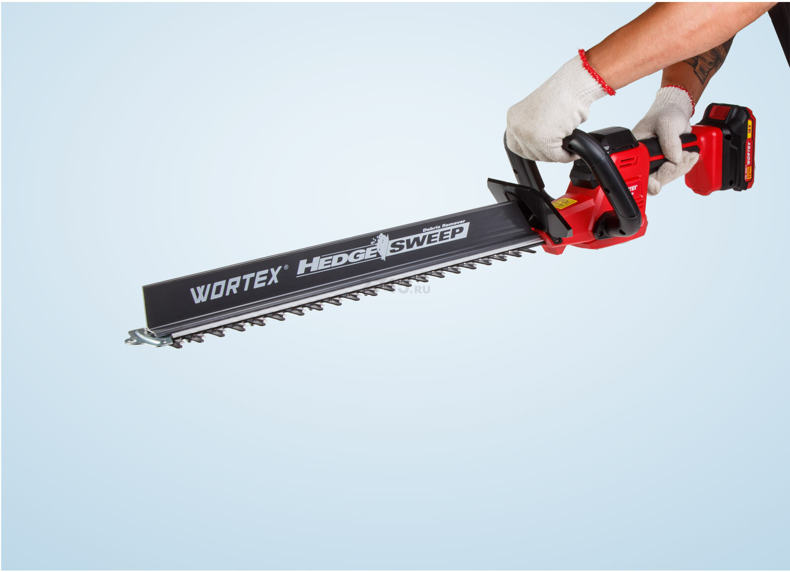 Кусторез аккумуляторный WORTEX DB 5018 XLT SOLO (1334649) - Фото 7