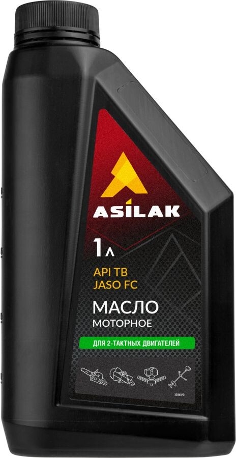 Масло двухтактное минеральное ASILAK 1 л (ASX5010-3) - Фото 2