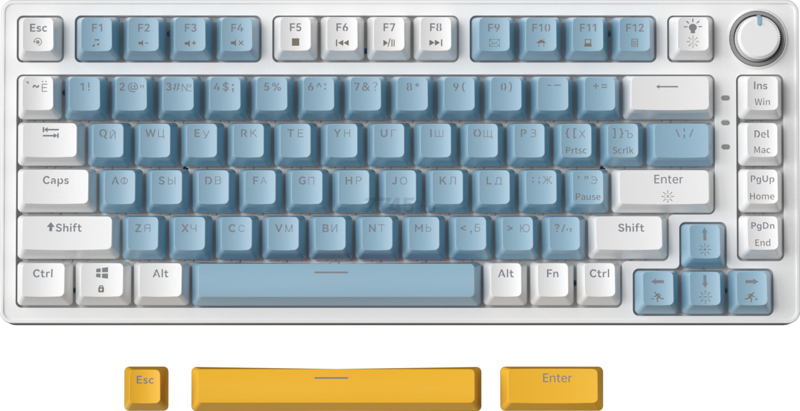 Клавиатура игровая механическая URZUS Quake B (UR-5317115) - Фото 15